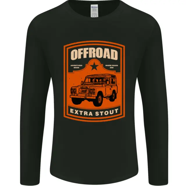 T-shirt a maniche lunghe Offroad Extra Stout 4X4 Offroading Off Road da uomo