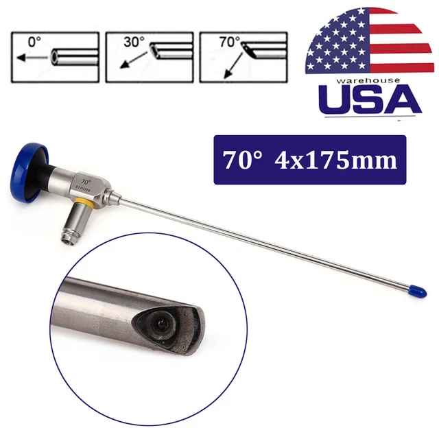4X175mm Medical 70° Degree Endoscope Arthroscope ENT Endoscopy Nasal Sinuscope