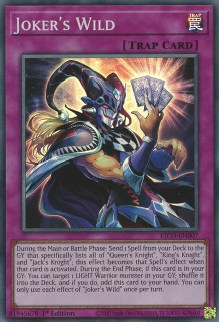 Joker's Wild - KICO-EN007 - Super Rare - 1st Edition NM YuGiOh!  King's Court