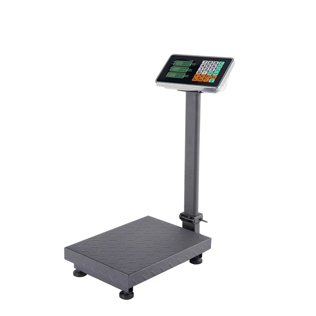 DIGITAL FLOOR SCALE 100KG 220lbs Heavy Duty Platform 30x40cm UK Plug ...