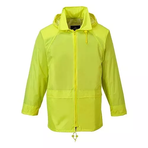 Portwest S440 Veste de Pluie Classique Imperméable Légère pour Hommes Jaune XXL