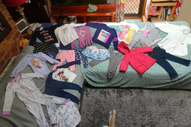 Bulk lot girls 3 winter clothes: Fred Bare/Country Road/Disney Frozen/Minnie/MLP