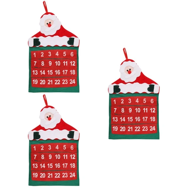 Calendario Di Natale Per L'avvento Come Conto Alla Rovescia Per Le Festività Dell Legno Blu Image199210823