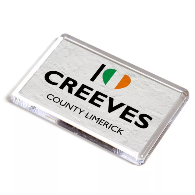 FRIDGE MAGNET - I Love Creeves, County Limerick - Ireland