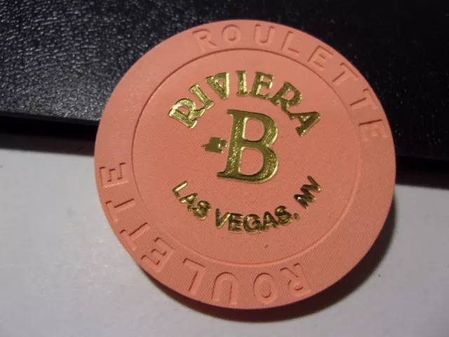 RIVIERA HOTEL CASINO ROULETTE hotel casino gaming poker chip - Las Vegas, NV