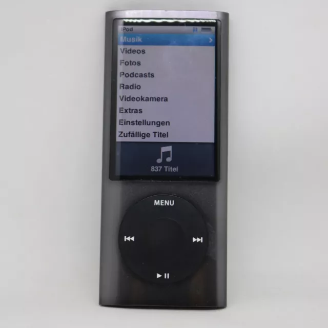 Apple iPod nano 5. Generation Graphit (16GB) / MP3 Player / vom Händler