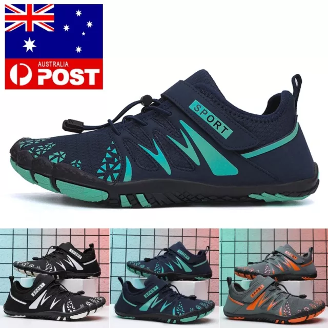 AU Mens Quick Drying Water Shoes Swimming Diving Fishing Wading