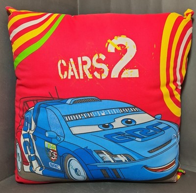 Colore Rosso Joy Toy-10765 Disney Pixar Cars 3 Cuscino Quadrato Stampa di Saetta McQueen 40x8x40 cm 16140 