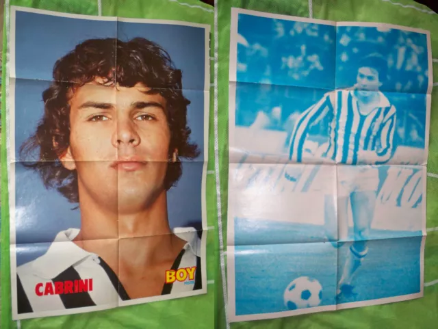 Poster Antonio Cabrini Rivista Boy Juventus Anni 80