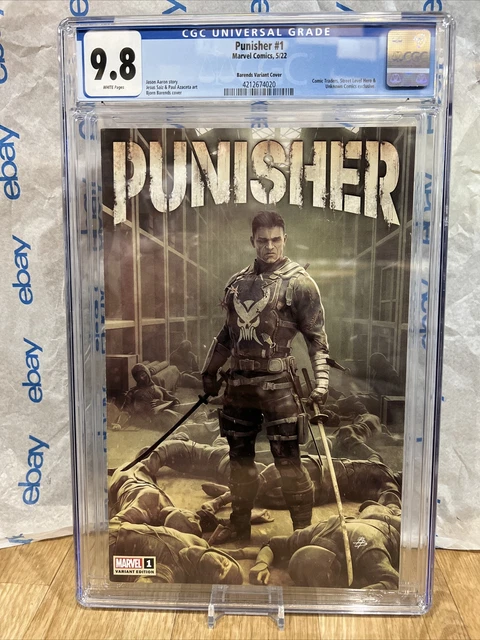 Punisher #1 2022 Marvel Comics Bjorn Barends Trade Variant CGC 9.8 Exclusive