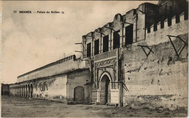 CPA AK MAROC MEKNES Palais du Sultan (10768)
