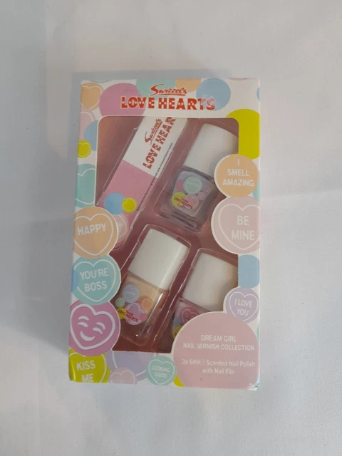Swizzels Love Hearts Dream Girl Nagellack Set Neu im Karton