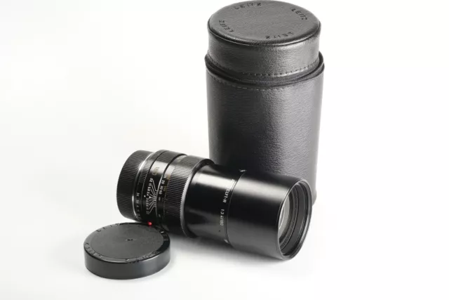 Leitz Leica APO-TELYT-R  3,4/180 Nr. 3044739, 2x Deckel
