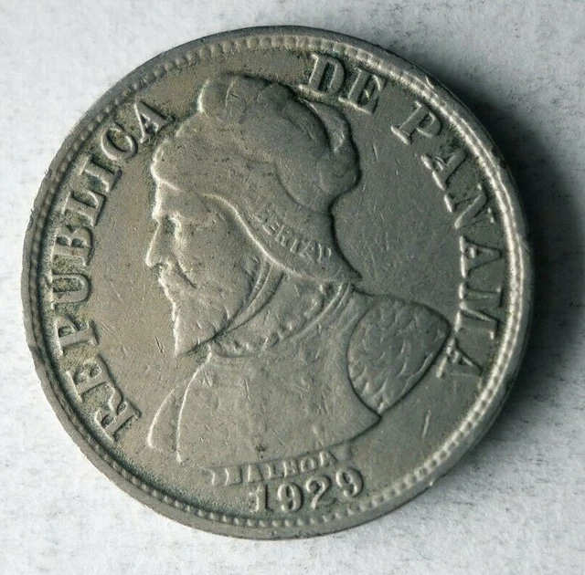 1929 PANAMA 2 1/2 CENTESIMOS - High Quality Coin - FREE SHIP - Prem Vint Bin #19