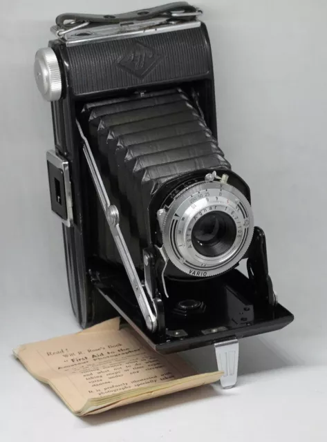 Agfa BILLY Mark 1  mit Agfa Agnar 1:6,3 105mm Klappkamera+ Tasche