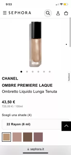 OMBRE PREMIERE LAQUE - Chanel - 22 Rayonne