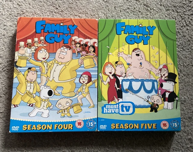 FAMILY GUY SEASON 4 & 5 DVD Box Sets Animated Comedy TV Series Good