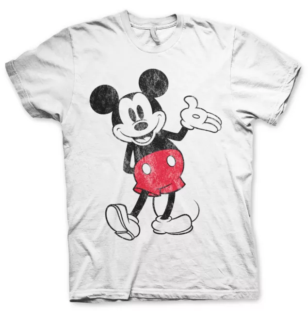 Mickey Mouse Walt Disney Pose officiel T-shirt Hommes unisexe