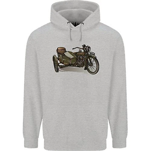Felpa con cappuccio moto e sidecar biker moto bambini 10