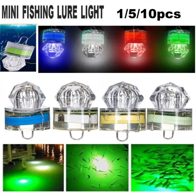 LED FLASH FISHING Light Deep Drop Underwater Squid Strobe Bait Lure Lights  Lamps $11.99 - PicClick AU
