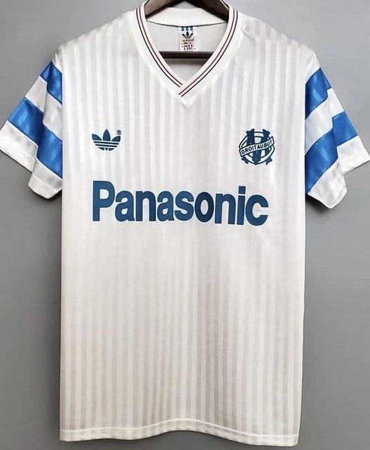 Maillot OM Vintage Adidas – Olympique De Marseille Technfit – Taille S – Collection Rétro