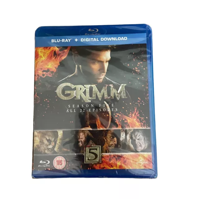 Grimm Complete Series 5 Blu Ray 5th Fifth Season Five Brand New Sealed UK R2