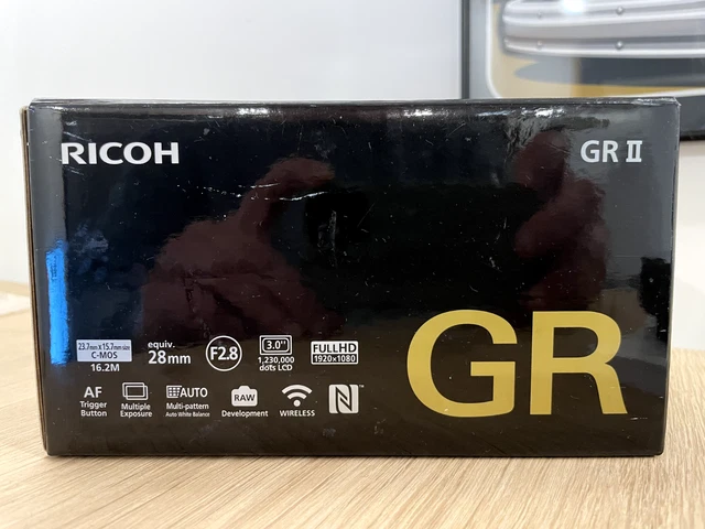 Ricoh GR II Compact Digital Camera 16.2MP APS-C 6