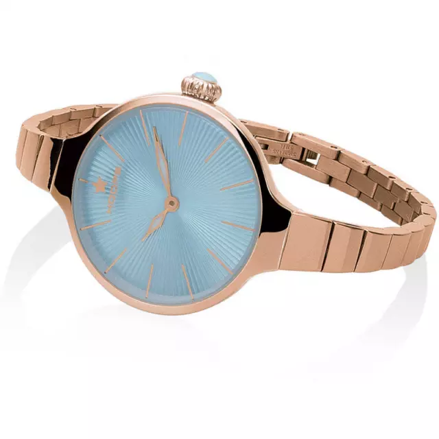 Orologio HOOPS mod. NOUVEAU CHERIE ref. 2584LC-RG03 Donna acciaio rosè