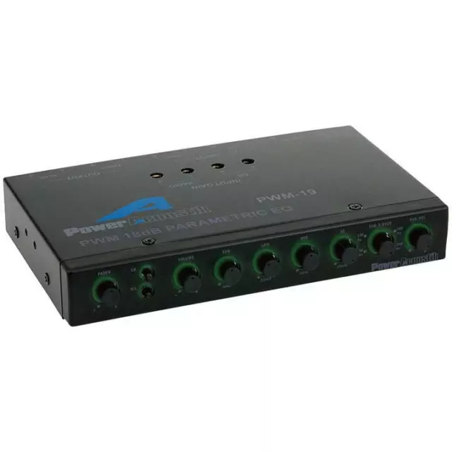 Power Acoustik PWM19 3 Band Parametric Car Equalizer