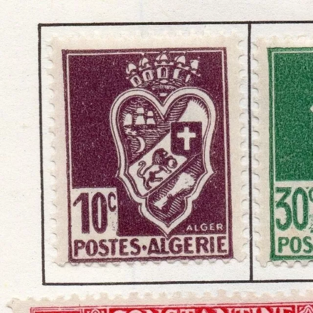 Algeria 1942-45 Early Issue Fine Mint Hinged 10c. 170581