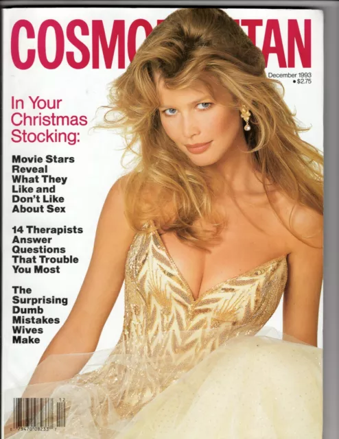 Dezember 1993 Cosmopolitan Vintage Magazin Claudia Schiffer Jay Leno