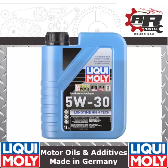LIQUI MOLY Longtime High Tech Full Synthetic 5W-30 Motor Oil: Wear  Protection, Maximum Performance, 5 Liter 2039 - Advance Auto Parts