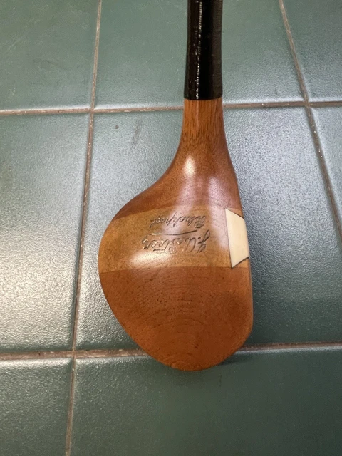 Hickory Golf Club Jack Steer Large Head White Insert Spoon D2 15 Deg Play Club