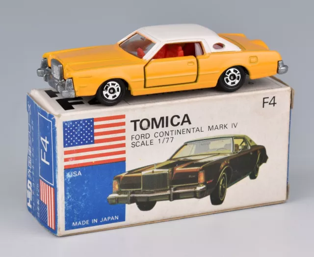 Tomica Foreign Series (Japan) 1/77 Ford Continental Mark IV F4 *MIB*