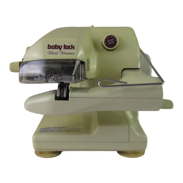 Baby Lock Blind Hemmer Model BL-101 Sewing Machine Power Cord Foot Pedal & Cover