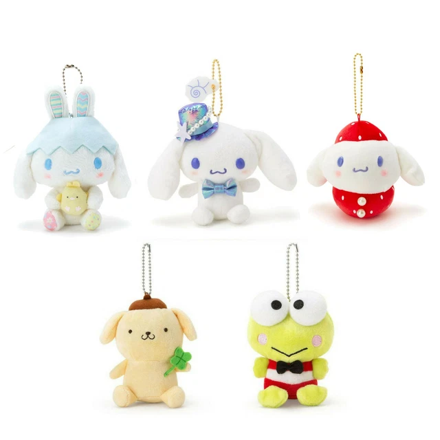 JAPAN POMPOMPURIN KEROPPI Cinnamoroll Bad Badtz Maru Plush Keychain