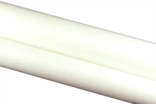 Plastic-White Delrin/Acetal Rod 1" diameter, bushings & bearings 12 inches long