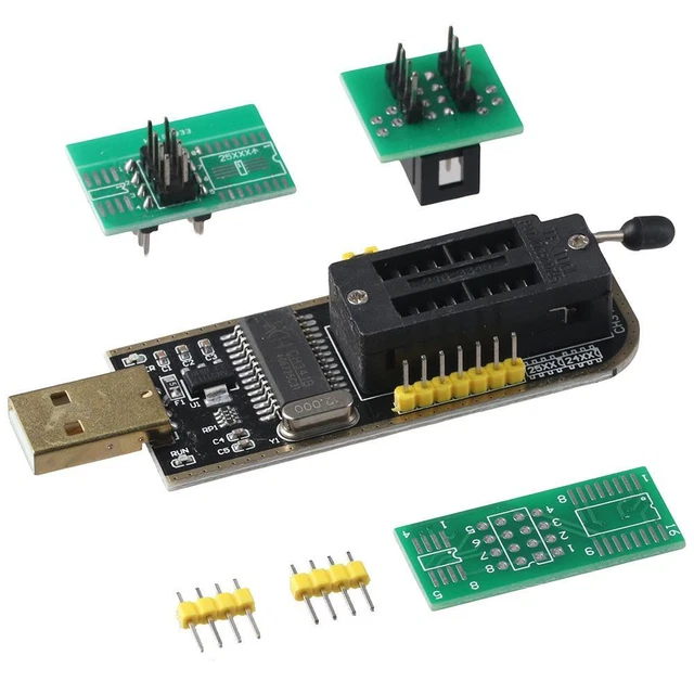 SOP8 CH341A PROGRAMMATORE CH341A EEPROM Modulo USB EEPROM 93CXX/25CXX ...