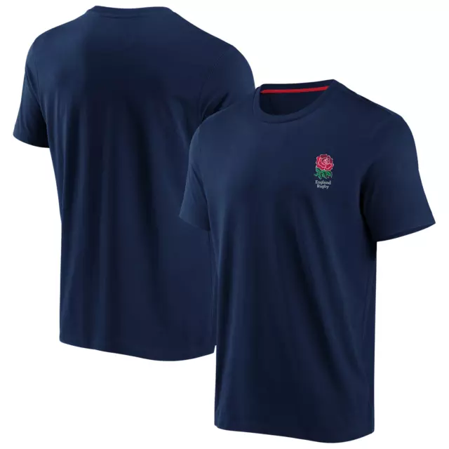 England Rugby T-Shirt Men's (Size M) Essential Small Crest T-Shirt - New