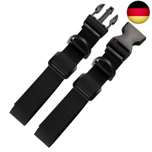 Vroxdrez Brustgurt Für Rucksack 2-tlg. - Verstellbarer Gurtband In Schwarz