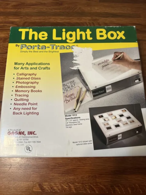 The Light Box Porta-Trace muchas aplicaciones para artes y oficios