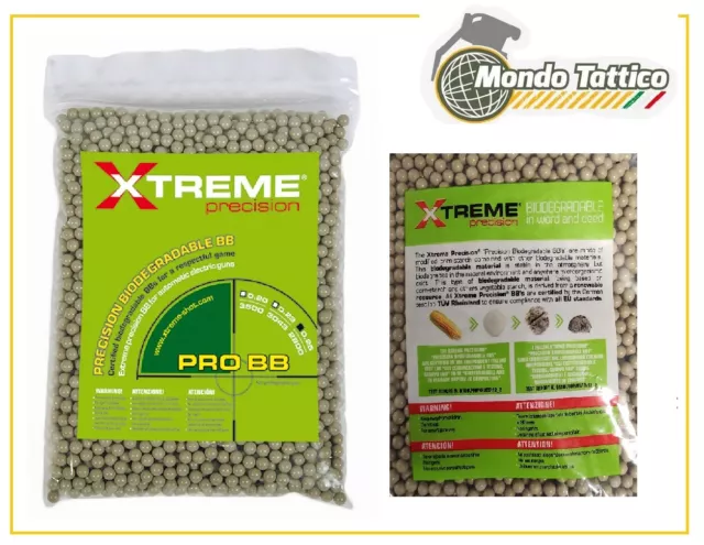 Pallini softair Bio Extreme 0.25 Dark Earth BBs 0,25 Biodegradabili 700 gr