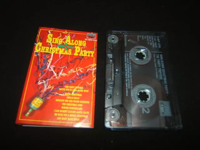 Sing-Along Christmas Party The Party Poppers Uk Cassette Tape