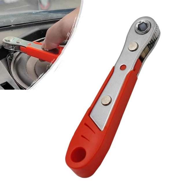 Chiave a vite auto cricchetto 1/4 pollici 6,35 mm strumento di riparazione