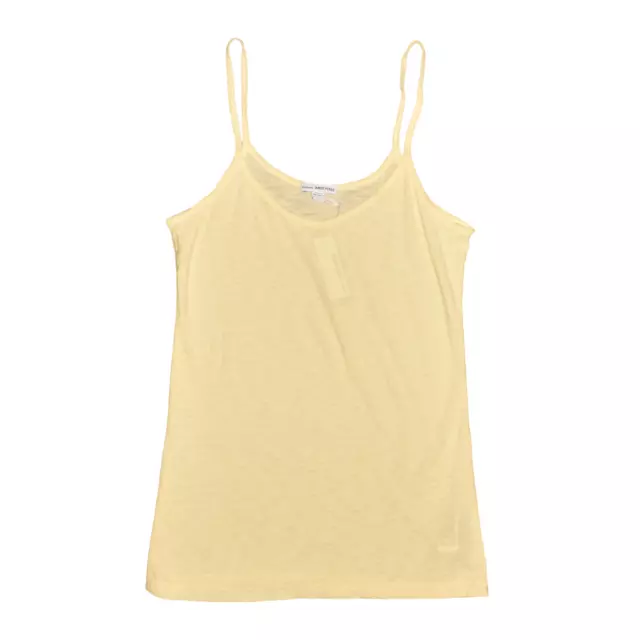 JAMES PERSE NEW $75 Slub Knit Scoop Neck Tank in Yellow 1 / Small