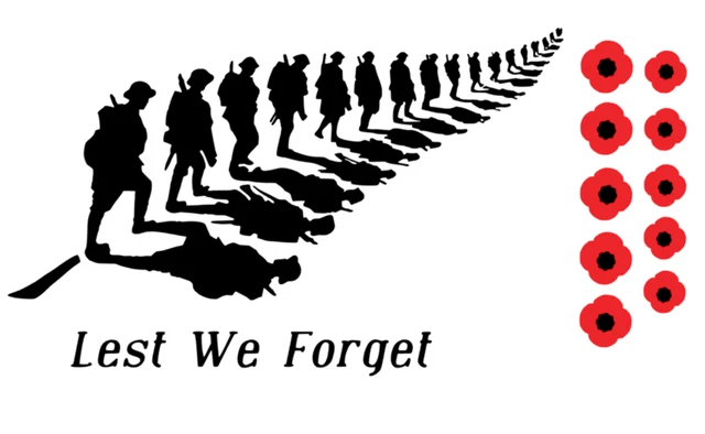 Calcomanía "Lest We Forget" Para Camión O Furgoneta – Personalizable Para Volvo, Man, Scania, Daf