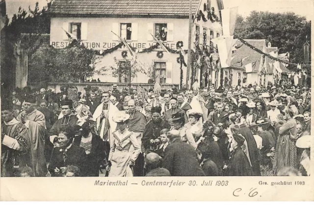 67 Marienthal #As38465 Haguenau Hagenau Centenarfeier Centenaire 1903 Restaura