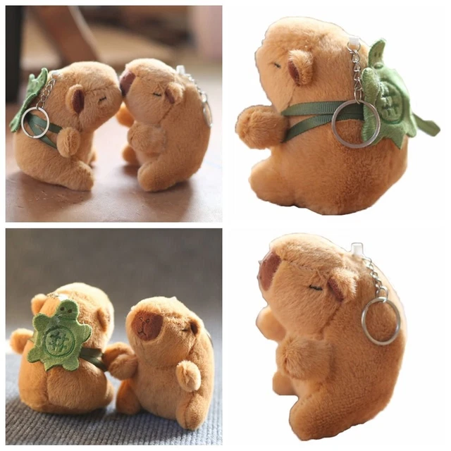 KEYRINGS CARTOON CAPYBARA Doll 12CM Hanging Stuffed Capybara Universal ...