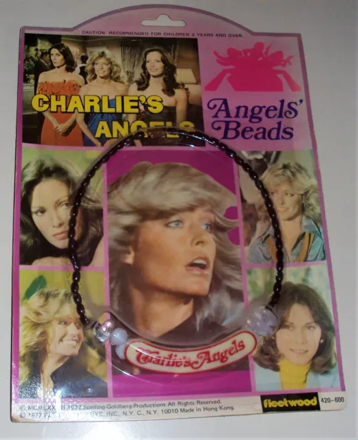 CHARLIE'S ANGELS Beads FARRAH FAWCETT Jaclyn Smith KATE JACKSON Fleetwood Toys