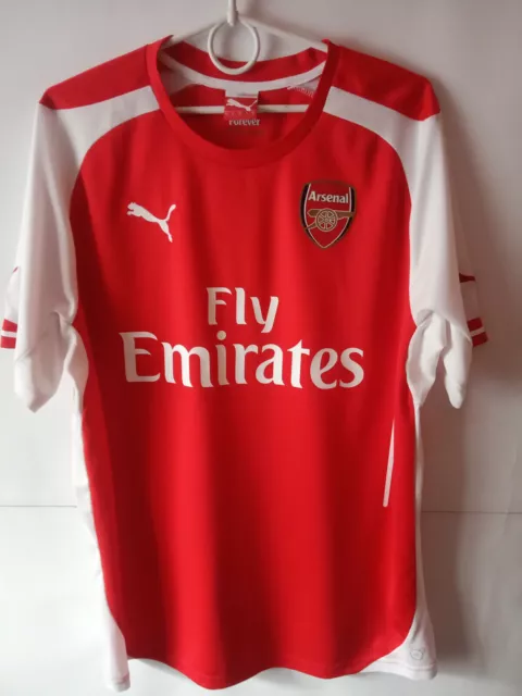 2014-15 Arsenal Home Shirt Jersey Trikot XL